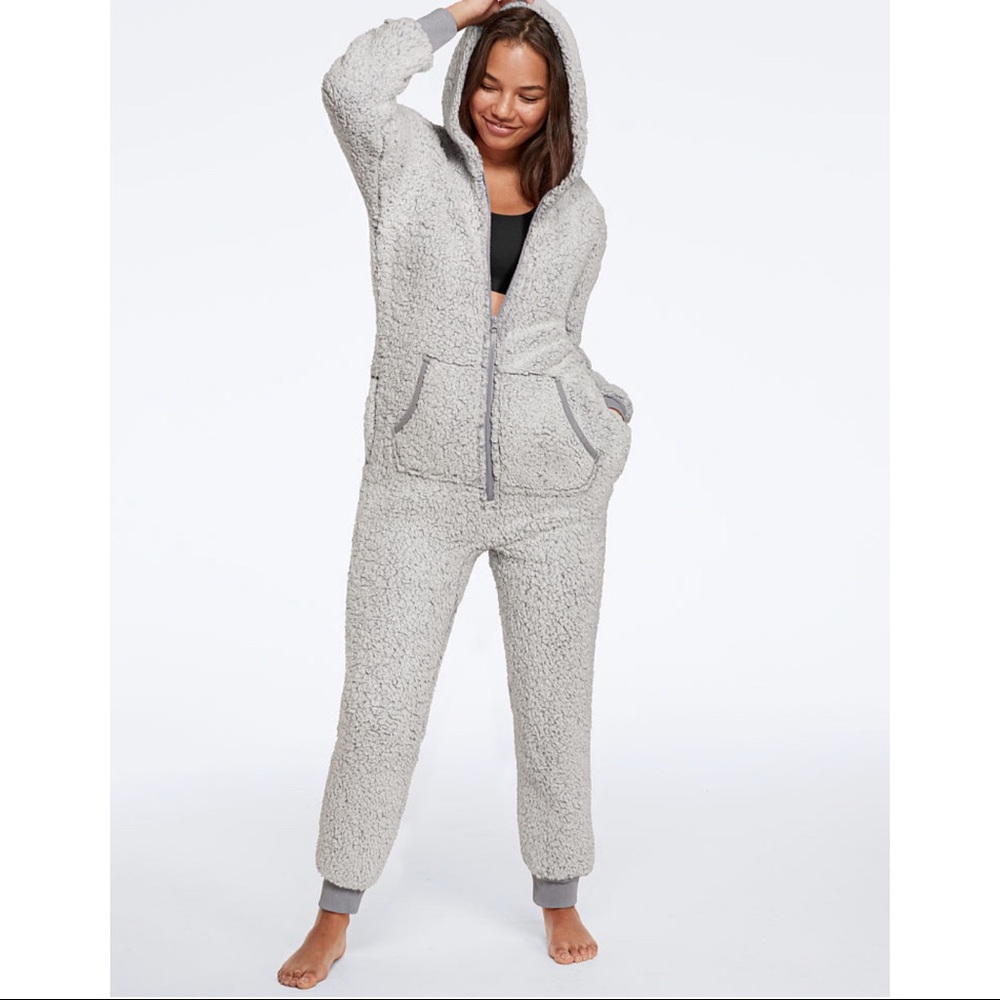 NWOT PINK sherpa onesie